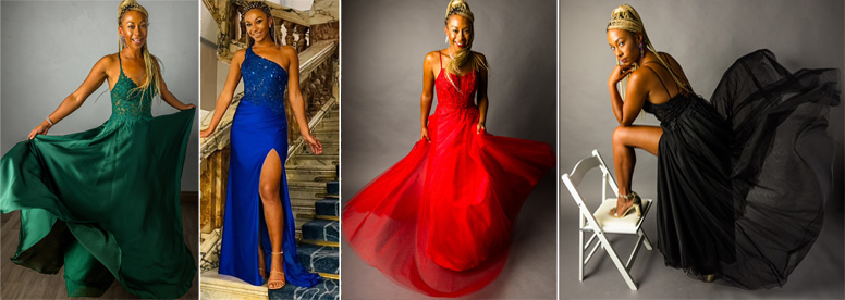 Prom and Evening dress shoot by Stephen Johnson 2024